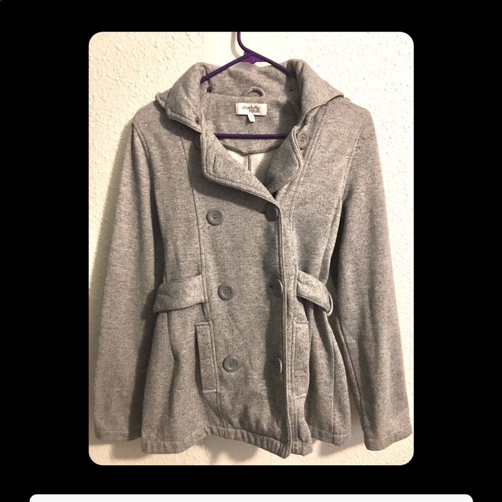 Charlotte Russe gray button down Coat